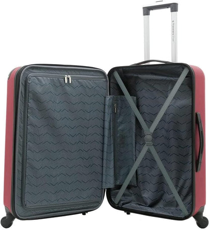Chicago Hardside Expandable Spinner Luggage, Teal, 22" Carry-On