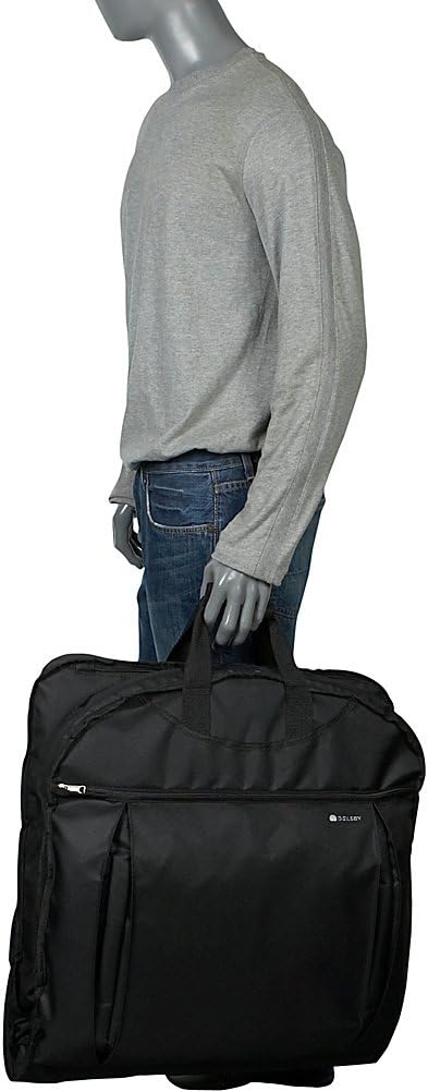 DELSEY PARIS Garment Bags Lightweight Hanging Travel Bag, Black, 52 Inch