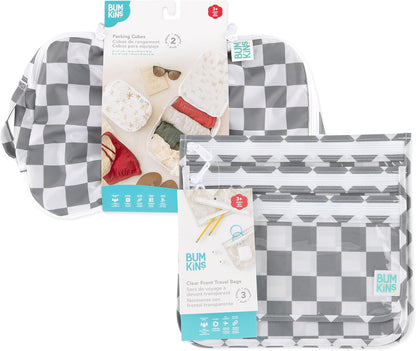 Disney Packing Cubes for Travel Bag, Organize Luggage with Compression Bags, Essential Traveling Accessories, Pack Carry On Suitcase for Clothes or Toiletries, Set of 2 Sizes, Winnie the Pooh