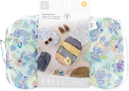 Disney Packing Cubes for Travel Bag, Organize Luggage with Compression Bags, Essential Traveling Accessories, Pack Carry On Suitcase for Clothes or Toiletries, Set of 2 Sizes, Winnie the Pooh