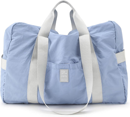 Foldable Travel Duffel Bag, Sports Duffels Gym Bag, Rainproof Nylon Totes, Sports Shoulder Handbag, Lightweight Duffle Bags For Women & Men, Outdoor Weekend Bag, P.Travel Series
