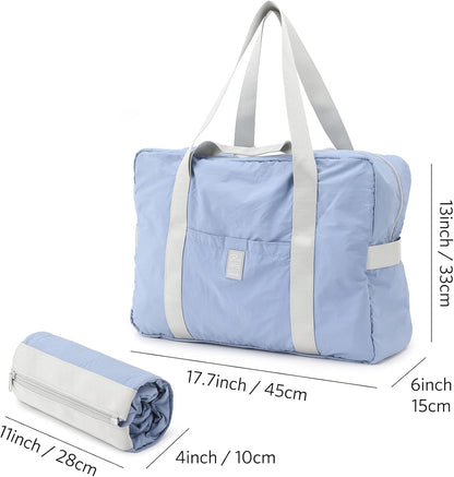 Foldable Travel Duffel Bag, Sports Duffels Gym Bag, Rainproof Nylon Totes, Sports Shoulder Handbag, Lightweight Duffle Bags For Women & Men, Outdoor Weekend Bag, P.Travel Series