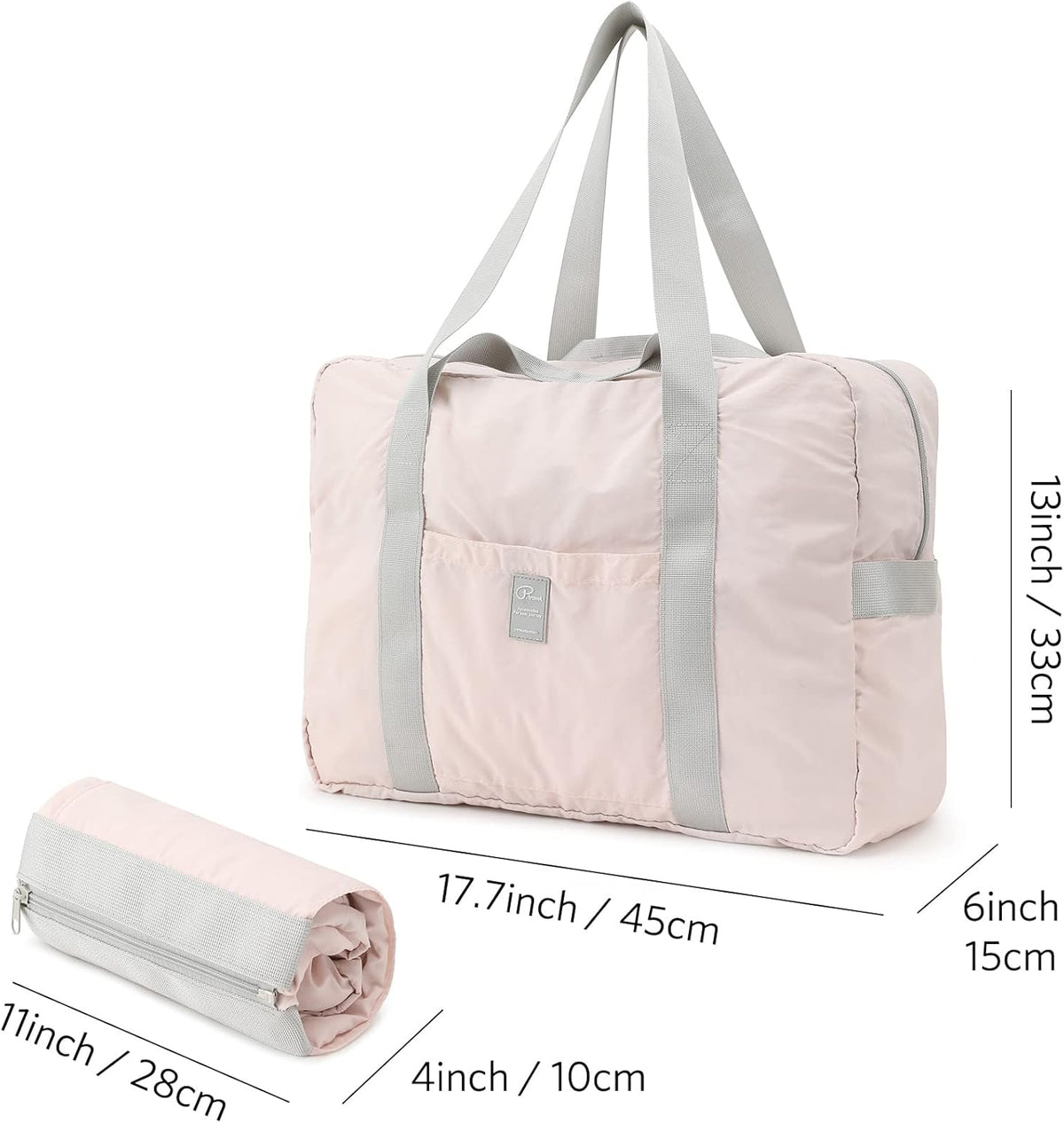 Foldable Travel Duffel Bag, Sports Duffels Gym Bag, Rainproof Nylon Totes, Sports Shoulder Handbag, Lightweight Duffle Bags For Women & Men, Outdoor Weekend Bag, P.Travel Series
