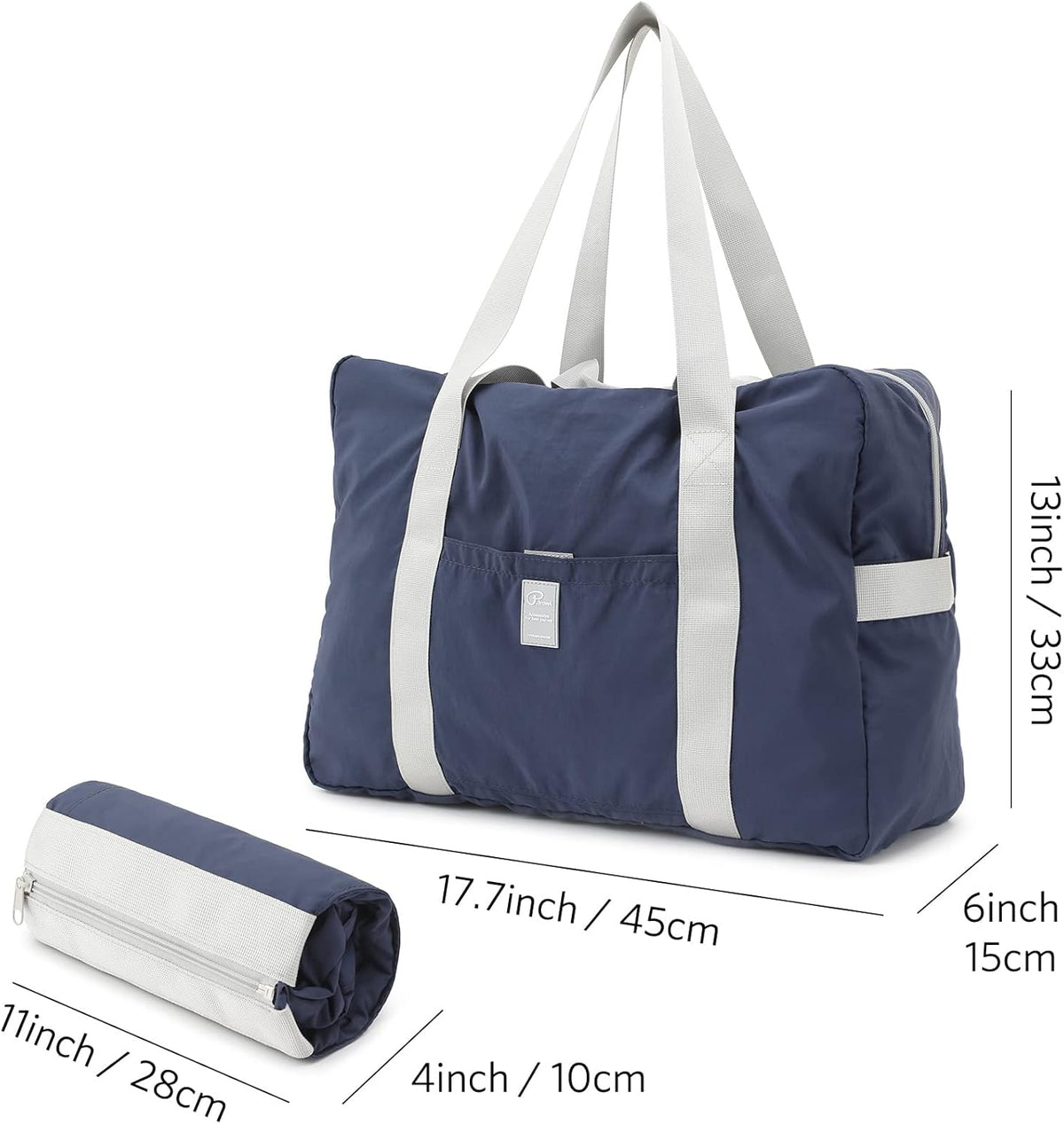 Foldable Travel Duffel Bag, Sports Duffels Gym Bag, Rainproof Nylon Totes, Sports Shoulder Handbag, Lightweight Duffle Bags For Women & Men, Outdoor Weekend Bag, P.Travel Series