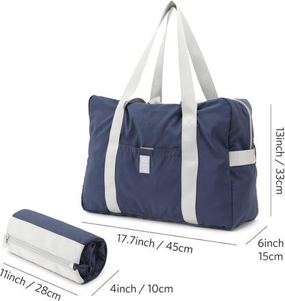 Foldable Travel Duffel Bag, Sports Duffels Gym Bag, Rainproof Nylon Totes, Sports Shoulder Handbag, Lightweight Duffle Bags For Women & Men, Outdoor Weekend Bag, P.Travel Series
