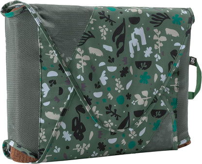 Pack-It Original Garment Folder - Travel Garment Bag with Wrinkle-Free Folding Board and Compression Wings to Maximize Luggage Space, Roots and Shoots: Duck Green - X-Large
