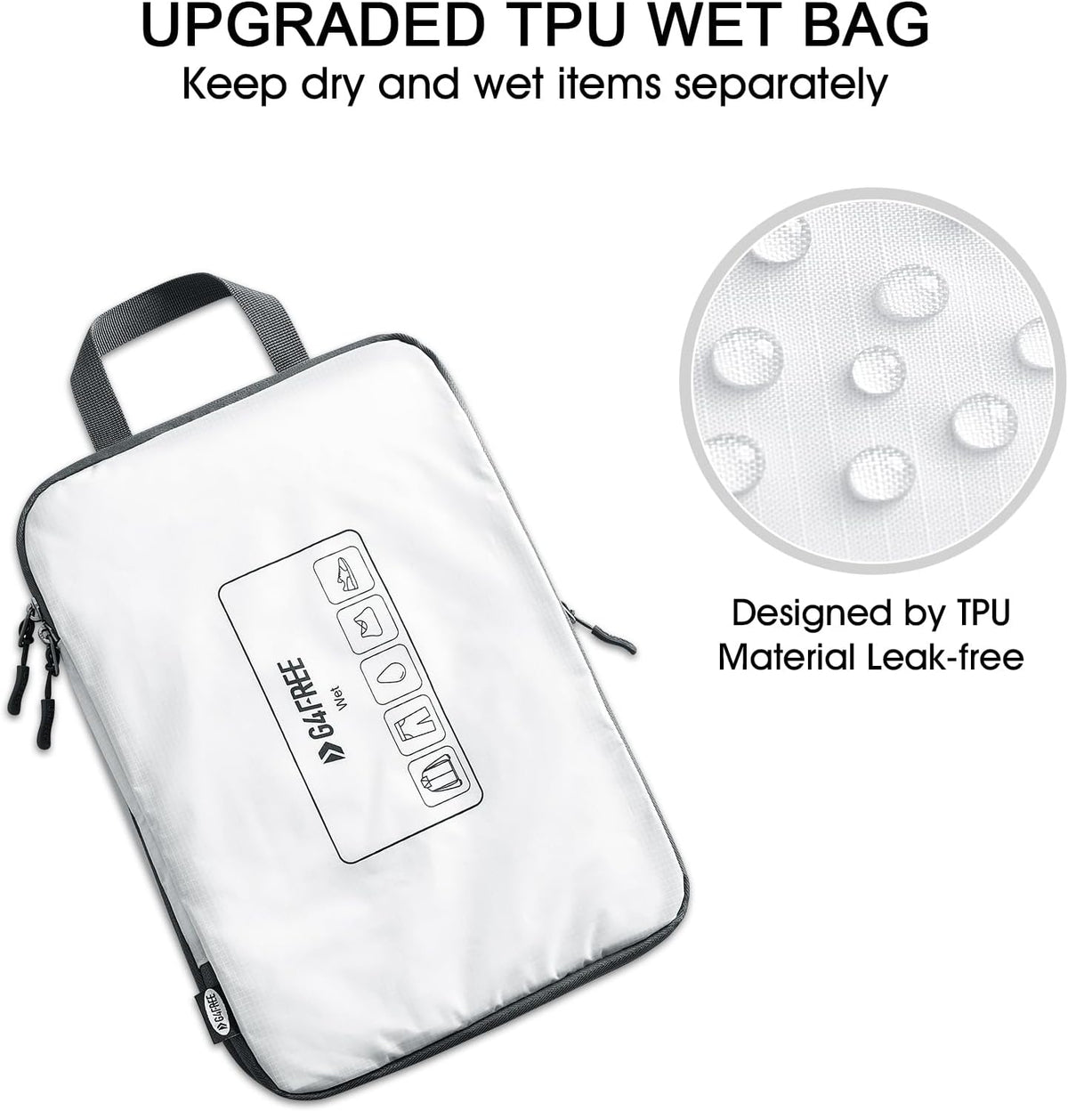 6 Set Compression Packing Cubes, 3 sizes Travel Packing Organizers for Suitcases, Expandable Luggage Suitcase Storage Bags Set, Lightweight Packing Cubes Travel Essentials
