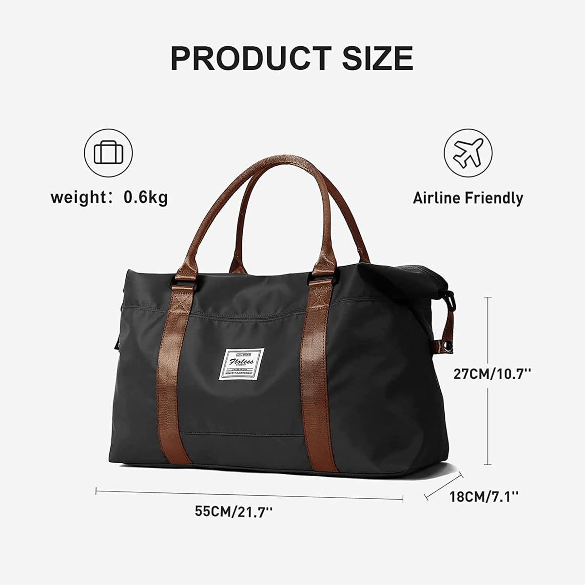 Pink Gym Bag with Wet Pocket, Foldable Travel Duffle Bag Carry On Weekender Bags for Women, Waterproof Overnight Bag for Travel, Gym, Yoga