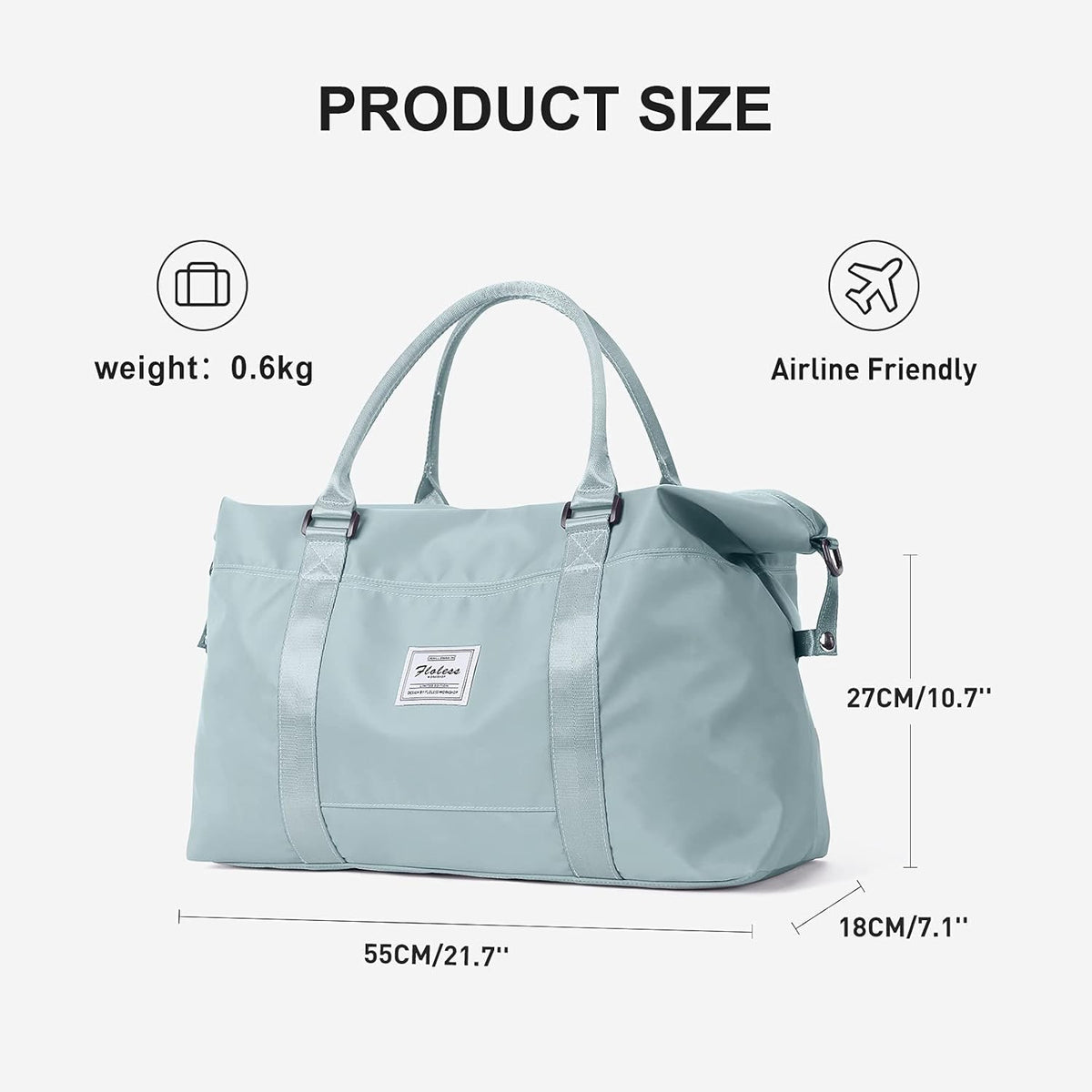 Pink Gym Bag with Wet Pocket, Foldable Travel Duffle Bag Carry On Weekender Bags for Women, Waterproof Overnight Bag for Travel, Gym, Yoga