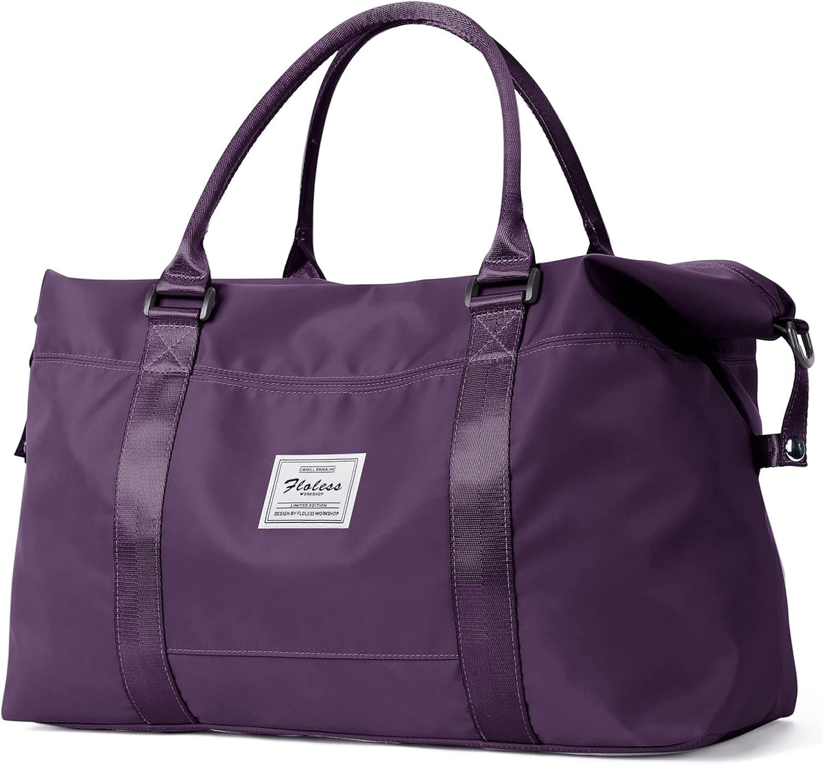 Pink Gym Bag with Wet Pocket, Foldable Travel Duffle Bag Carry On Weekender Bags for Women, Waterproof Overnight Bag for Travel, Gym, Yoga