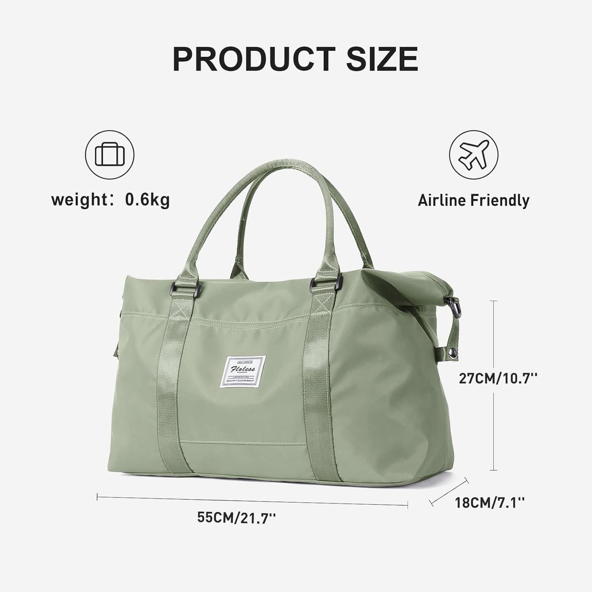 Pink Gym Bag with Wet Pocket, Foldable Travel Duffle Bag Carry On Weekender Bags for Women, Waterproof Overnight Bag for Travel, Gym, Yoga