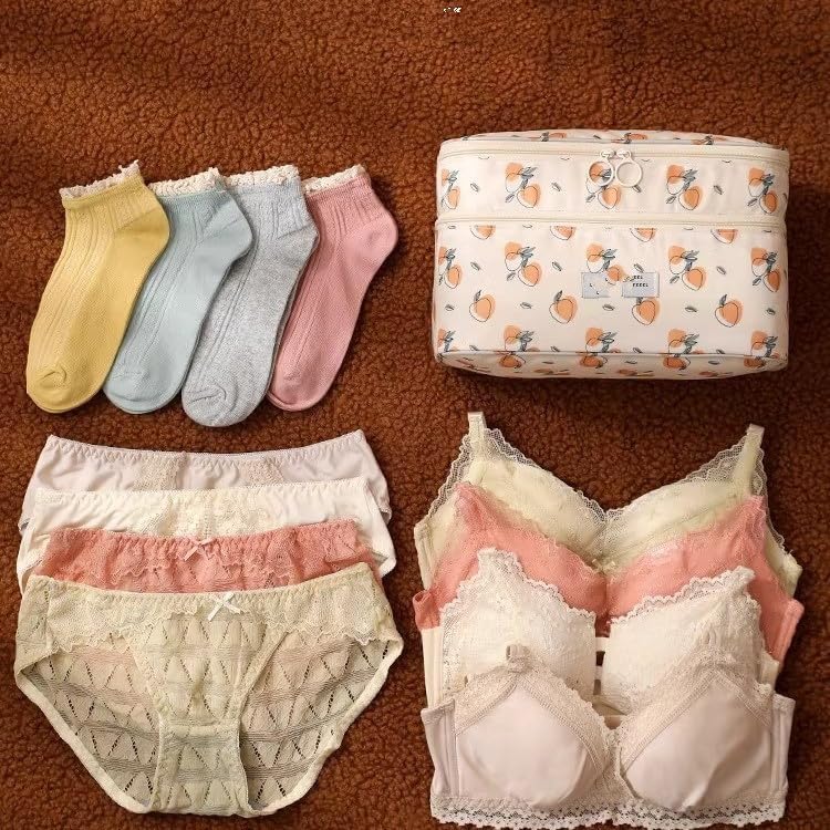 Travel Multi-function Underwear Organize Storage Bag Portable Bra Socks Lingerie Accessories Pack Cube Toiletry Bag