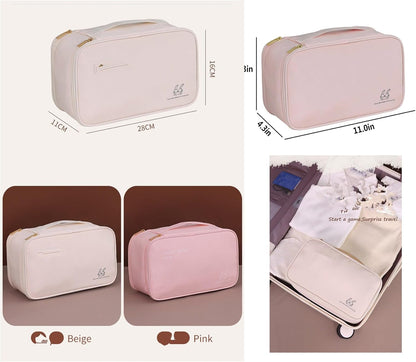 Travel Multi-function Underwear Organize Storage Bag Portable Bra Socks Lingerie Accessories Pack Cube Toiletry Bag