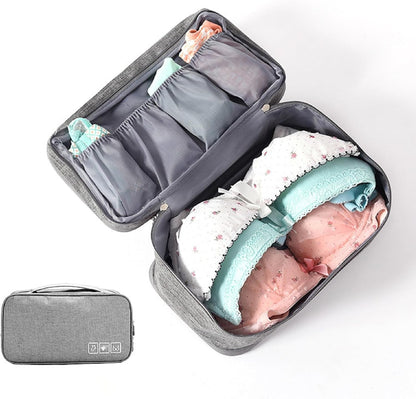Travel Multi-function Underwear Organize Storage Bag Portable Bra Socks Lingerie Accessories Pack Cube Toiletry Bag