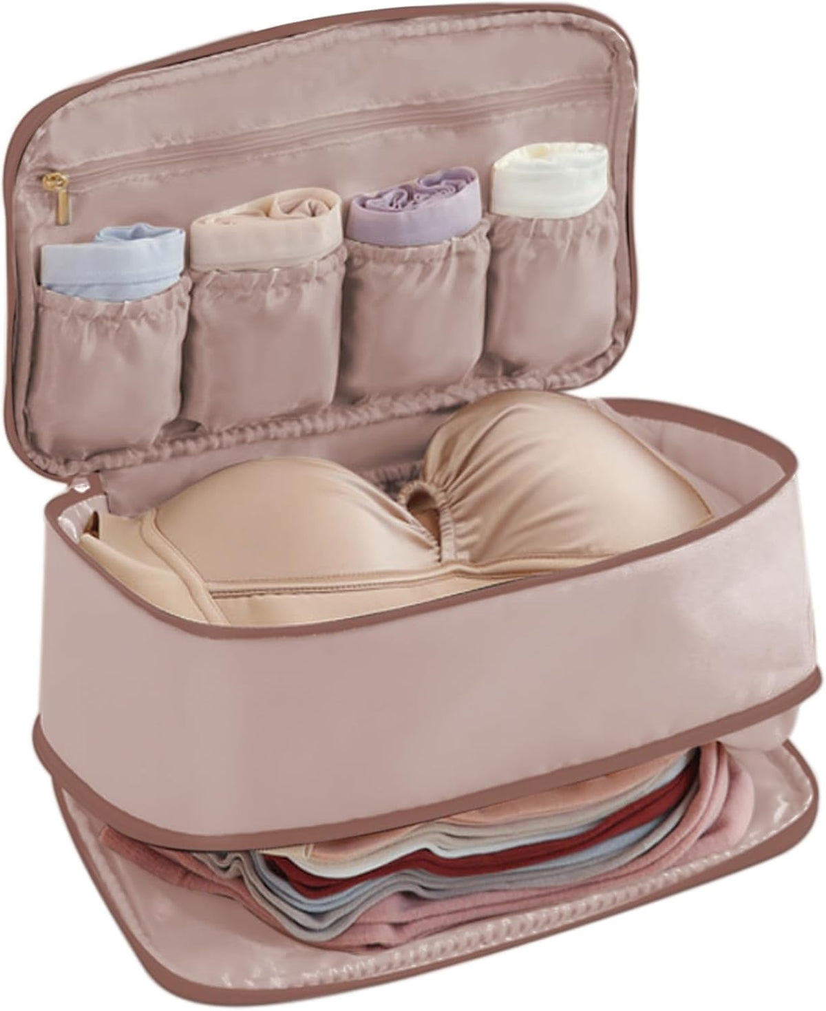 Travel Multi-function Underwear Organize Storage Bag Portable Bra Socks Lingerie Accessories Pack Cube Toiletry Bag