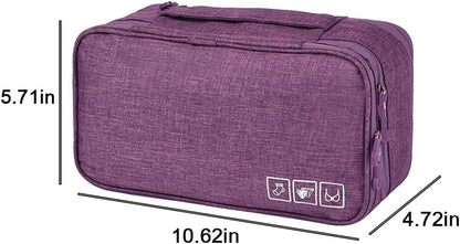 Travel Multi-function Underwear Organize Storage Bag Portable Bra Socks Lingerie Accessories Pack Cube Toiletry Bag
