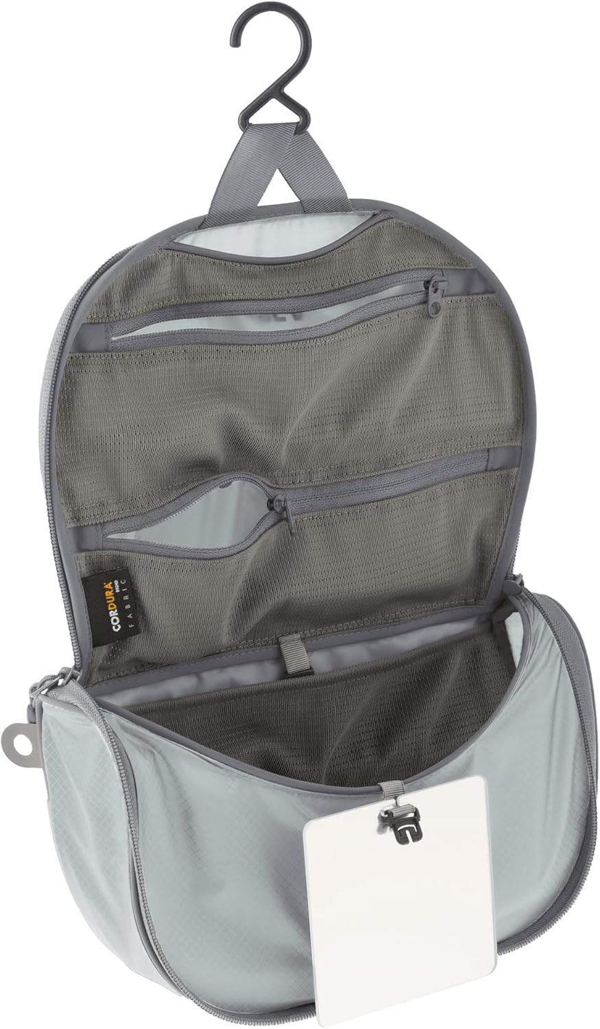 Small Hanging Toiletry Bag, Extra Compact Travel Organizer for Minimalist Adventures, Atoll Blue