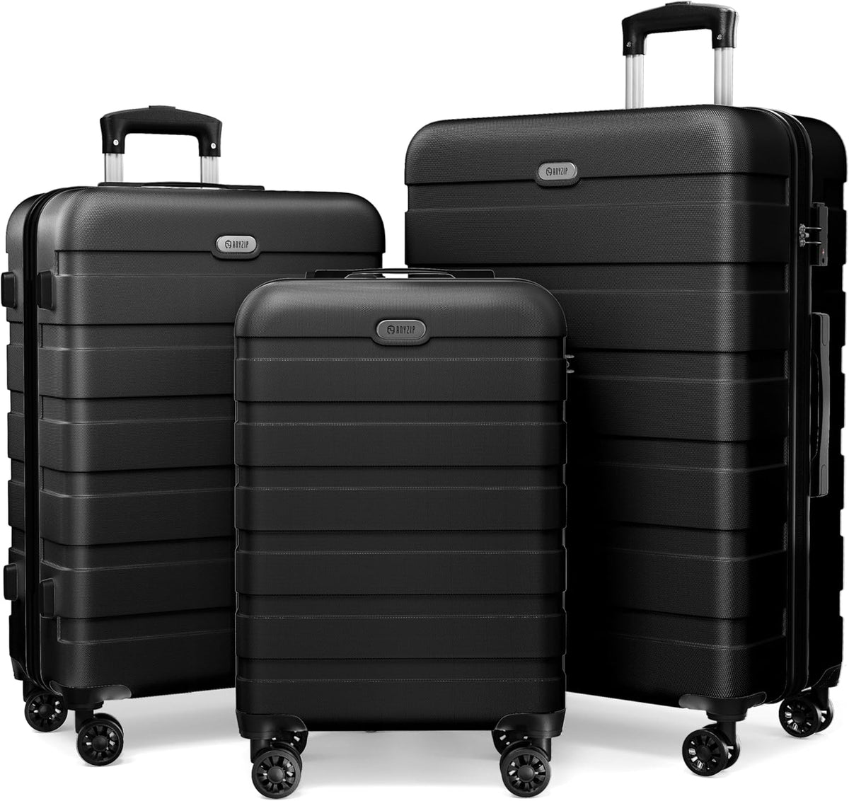 AnyZip Luggage PC ABS Hardside Lightweight Suitcase with 4 Universal Wheels TSA Lock Carry-On 20 Inch Orange