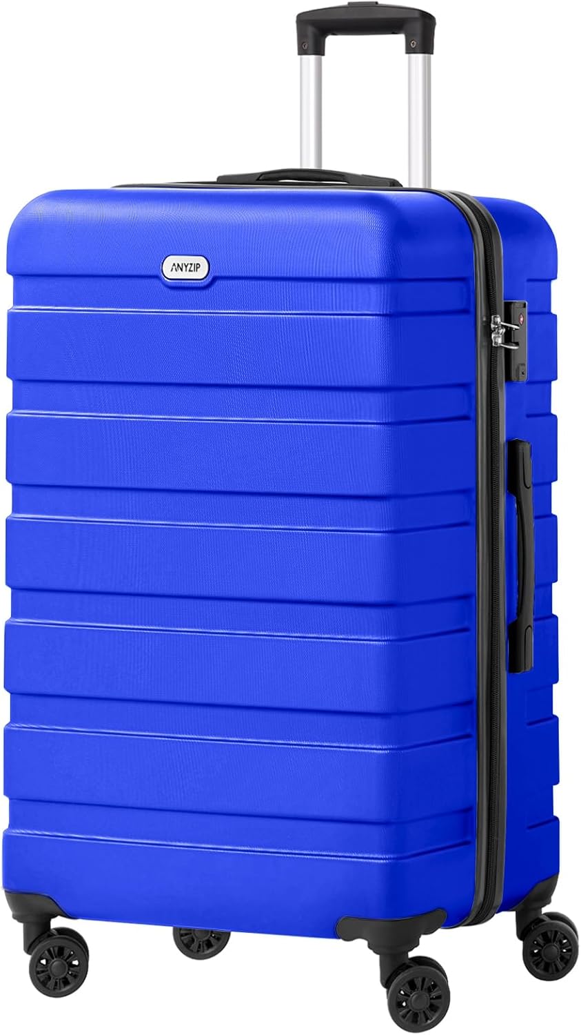 AnyZip Luggage PC ABS Hardside Lightweight Suitcase with 4 Universal Wheels TSA Lock Carry-On 20 Inch Orange