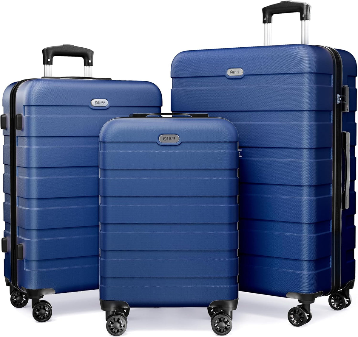 AnyZip Luggage PC ABS Hardside Lightweight Suitcase with 4 Universal Wheels TSA Lock Carry-On 20 Inch Orange