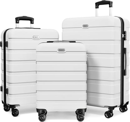 AnyZip Luggage PC ABS Hardside Lightweight Suitcase with 4 Universal Wheels TSA Lock Carry-On 20 Inch Orange
