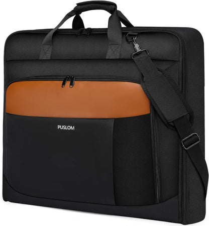Garment Bag Travel Suit Bag Large 40-Inch Carry on Bag Up to 3 Suits,2 in 1 Hanging Luggage Bags, Fits 15.6Inch Laptop