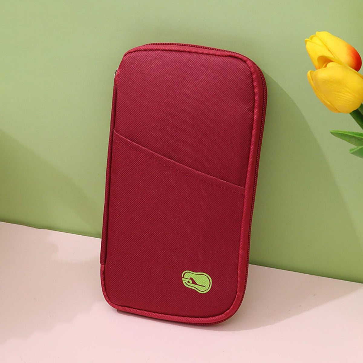 Secure Passports Holder Travel Organized With Multiple Compartments Storage Case For Tickets Credit Cards And Documents Trave