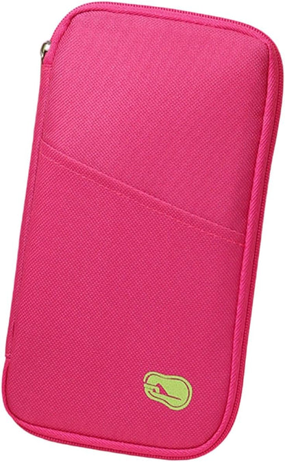 Secure Passports Holder Travel Organized With Multiple Compartments Storage Case For Tickets Credit Cards And Documents Trave