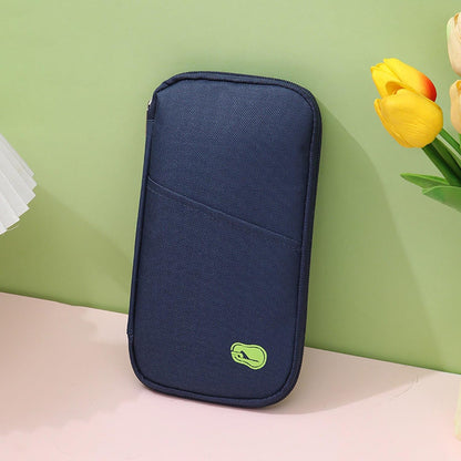 Secure Passports Holder Travel Organized With Multiple Compartments Storage Case For Tickets Credit Cards And Documents Trave