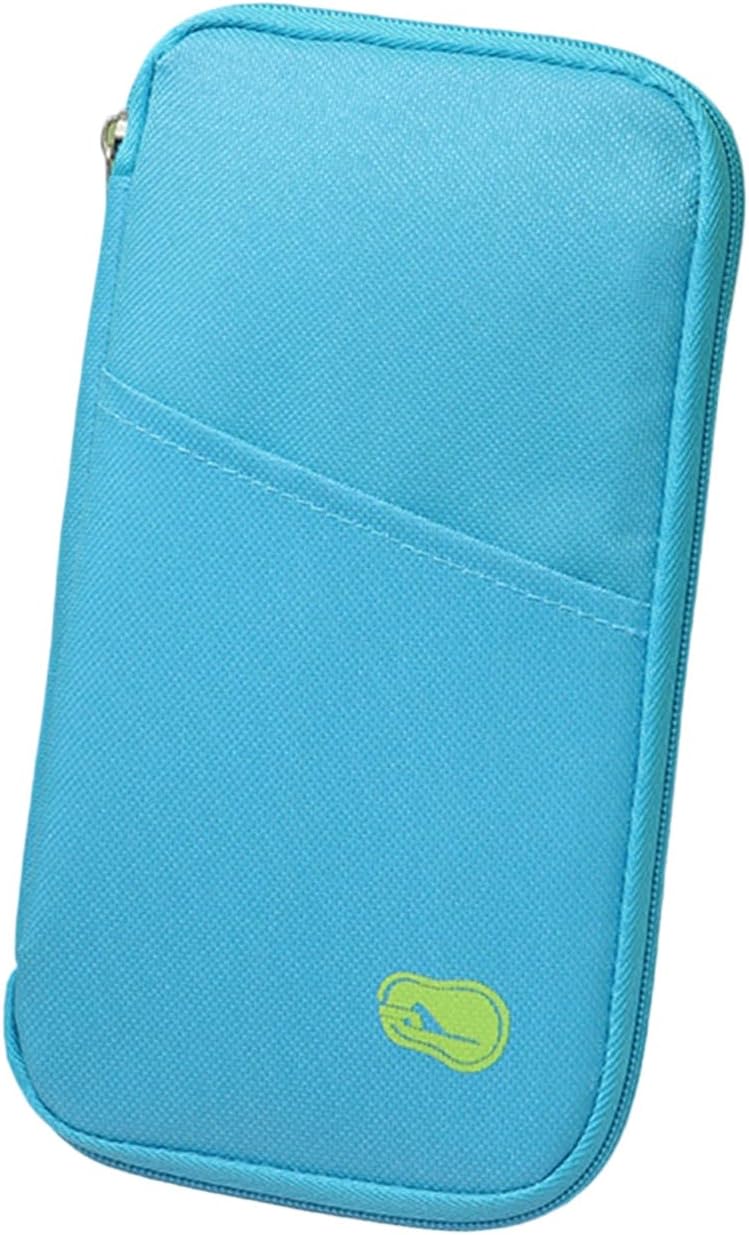 Secure Passports Holder Travel Organized With Multiple Compartments Storage Case For Tickets Credit Cards And Documents Trave