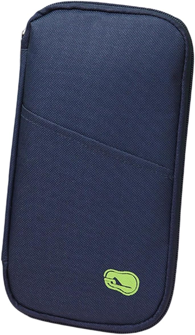 Secure Passports Holder Travel Organized With Multiple Compartments Storage Case For Tickets Credit Cards And Documents Trave