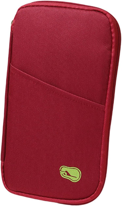 Secure Passports Holder Travel Organized With Multiple Compartments Storage Case For Tickets Credit Cards And Documents Trave