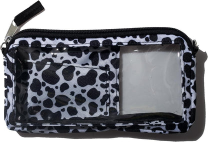 Lightweight Cross Body Phone Case Holder for Women -Crossbody Phone Bag Cell Phone Purse Small Crossbody Bag for Women for Concert Football Games Sports Stadium Events Black