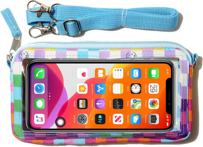 Lightweight Cross Body Phone Case Holder for Women -Crossbody Phone Bag Cell Phone Purse Small Crossbody Bag for Women for Concert Football Games Sports Stadium Events Black
