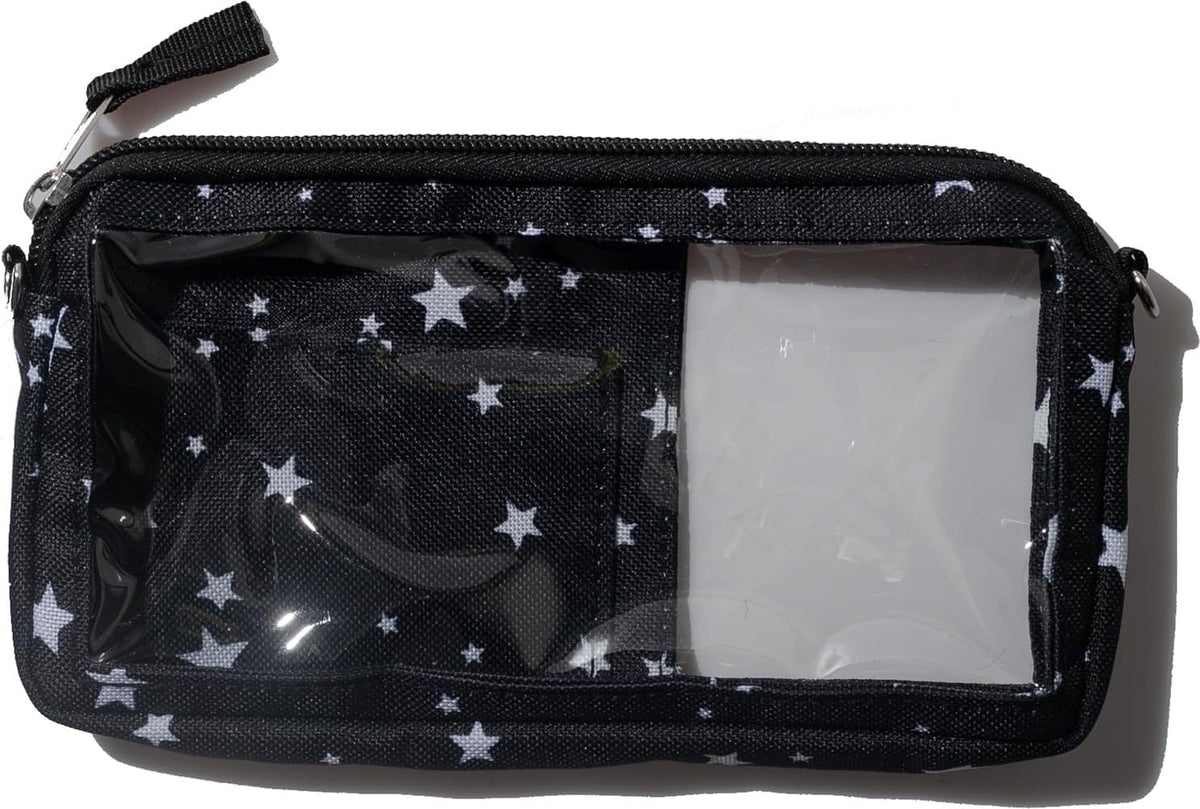 Lightweight Cross Body Phone Case Holder for Women -Crossbody Phone Bag Cell Phone Purse Small Crossbody Bag for Women for Concert Football Games Sports Stadium Events Black
