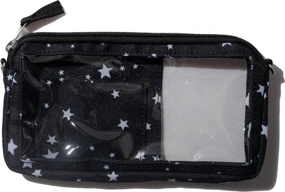Lightweight Cross Body Phone Case Holder for Women -Crossbody Phone Bag Cell Phone Purse Small Crossbody Bag for Women for Concert Football Games Sports Stadium Events Black