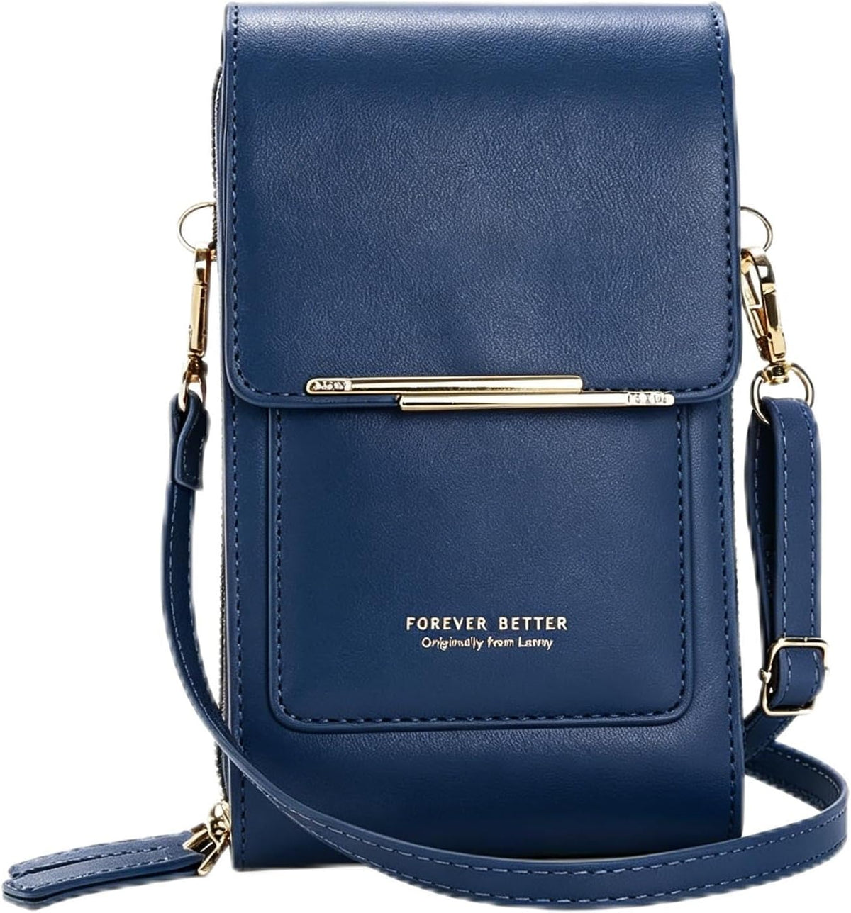 Touchscreen Phone Crossbody Bags for Women,Anti-Theft PU Leather Messenger Bag,RFID Blocking Small Mobile Phone Purse Wallet