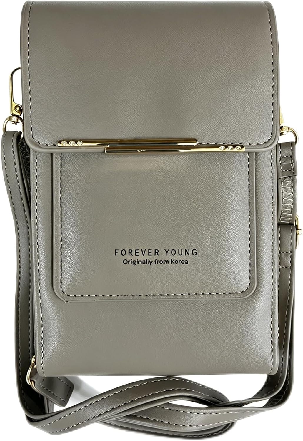 Touchscreen Phone Crossbody Bags for Women,Anti-Theft PU Leather Messenger Bag,RFID Blocking Small Mobile Phone Purse Wallet