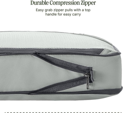 Pack-It Reveal Compression Cube - Lightweight Compression Cube for Optimizing Luggage Space - Convenient Top Handle - Easy-Grab Zipper - Washable - S/M Set - Black