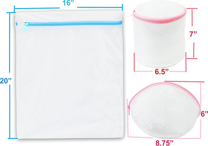 Premium Bra Lingerie Wash Bags - 3 Pack
