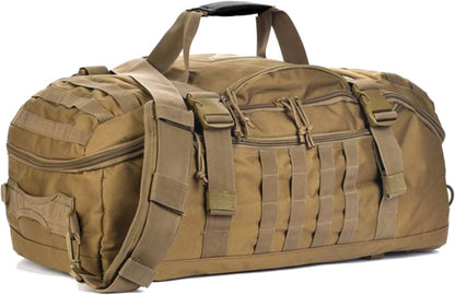 3-in-1 Gym Bag Duffle Bags Backpack - Travel Bag with Shoes Compartment | Sports Duffel Bag for Men Women Ideal for Workout,Weekender,Military,Sports,Overnight,Basketball,Tactical,Football,Baseball