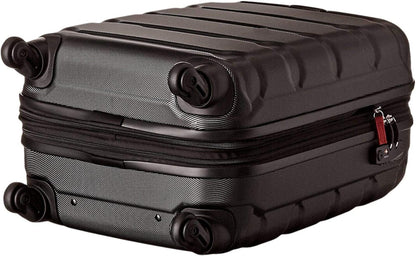 Omni PC Hardside Expandable Luggage with Spinner Wheels, Black, Carry-On 20-Inch