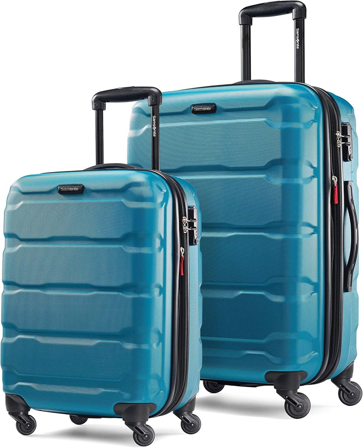 Omni PC Hardside Expandable Luggage with Spinner Wheels, Black, Carry-On 20-Inch