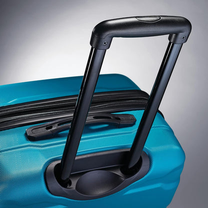 Omni PC Hardside Expandable Luggage with Spinner Wheels, Black, Carry-On 20-Inch