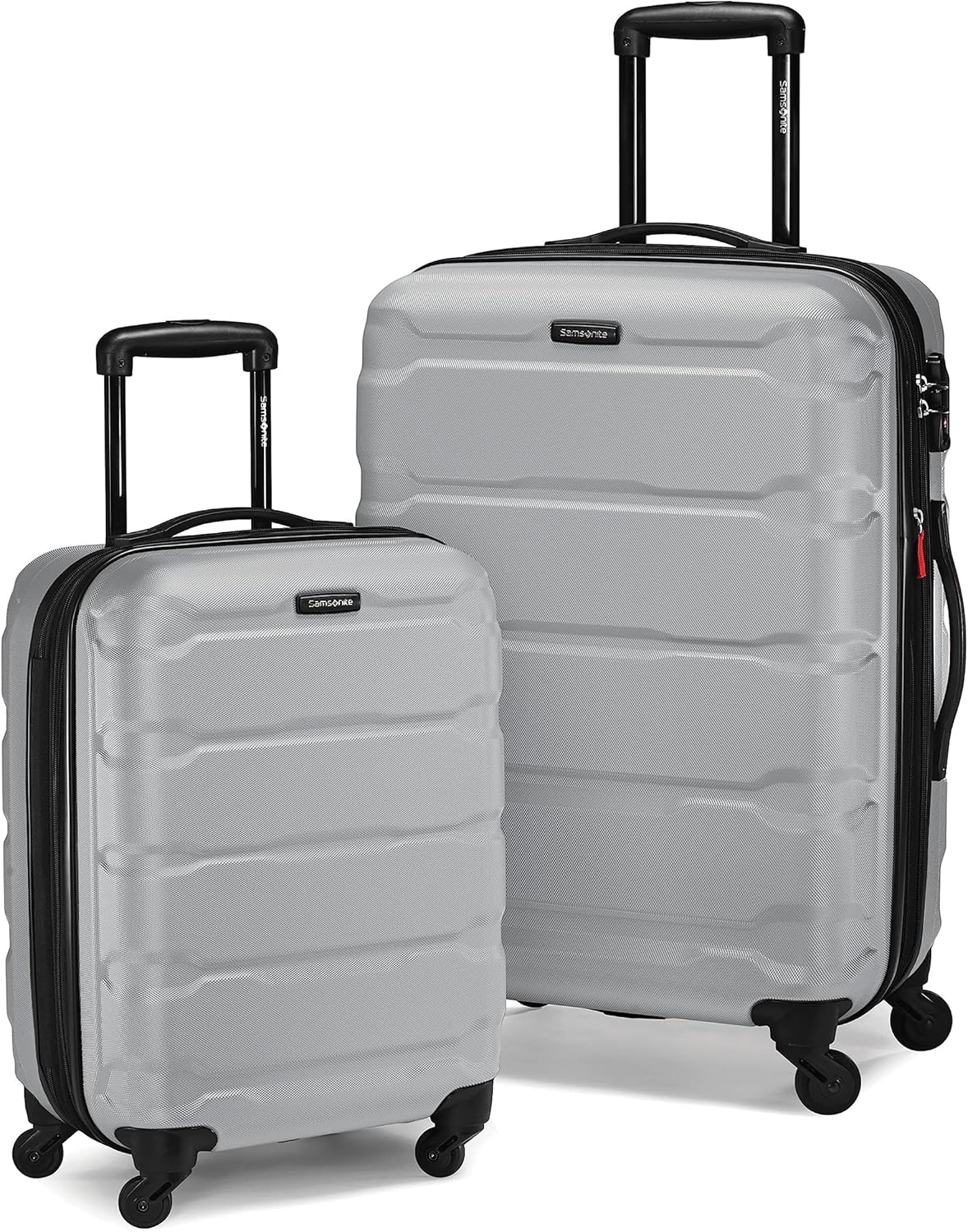 Omni PC Hardside Expandable Luggage with Spinner Wheels, Black, Carry-On 20-Inch