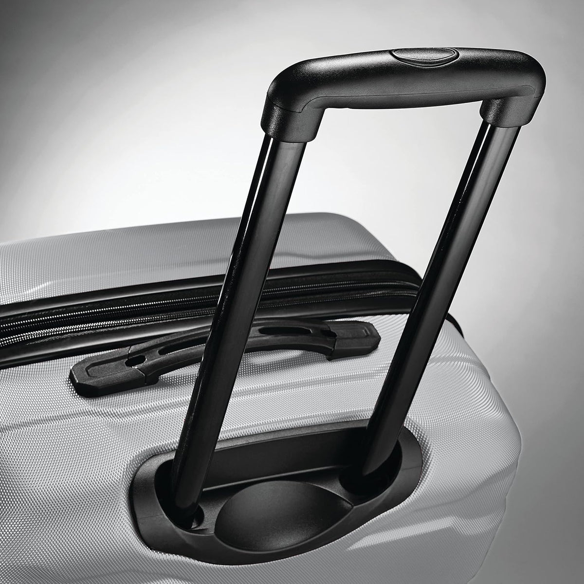 Omni PC Hardside Expandable Luggage with Spinner Wheels, Black, Carry-On 20-Inch