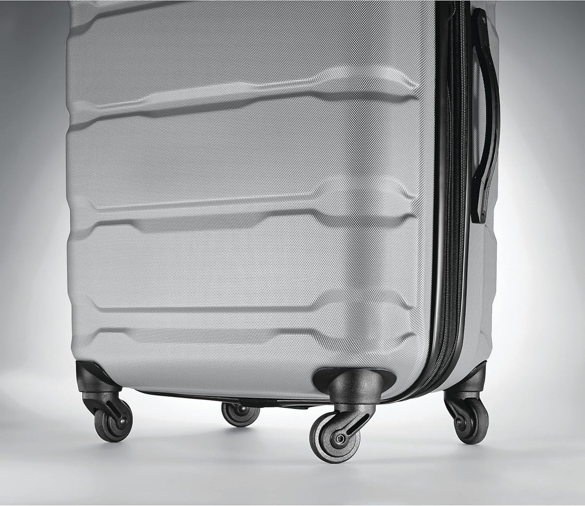 Omni PC Hardside Expandable Luggage with Spinner Wheels, Black, Carry-On 20-Inch