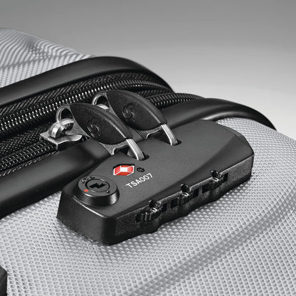 Omni PC Hardside Expandable Luggage with Spinner Wheels, Black, Carry-On 20-Inch