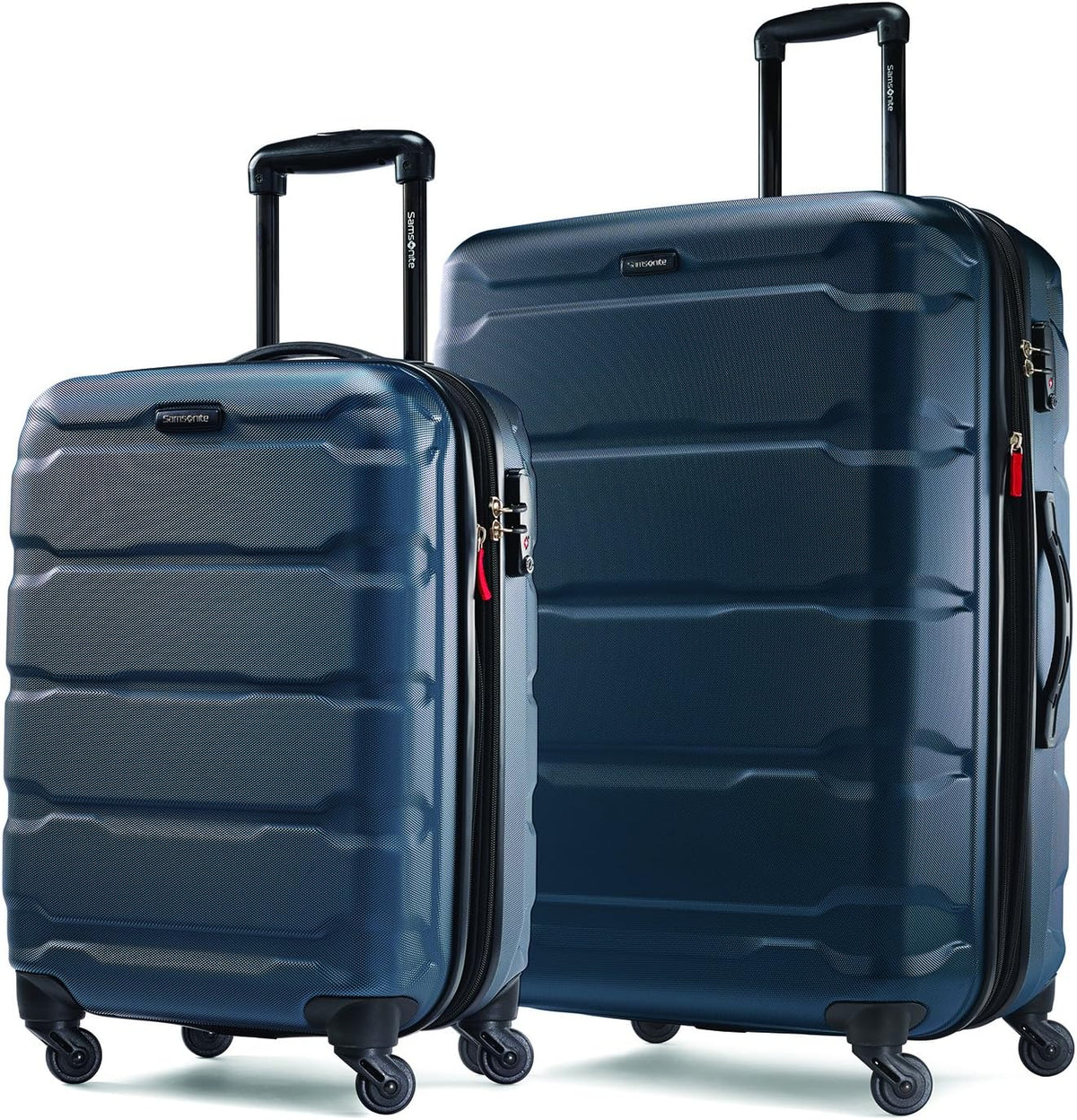 Omni PC Hardside Expandable Luggage with Spinner Wheels, Black, Carry-On 20-Inch
