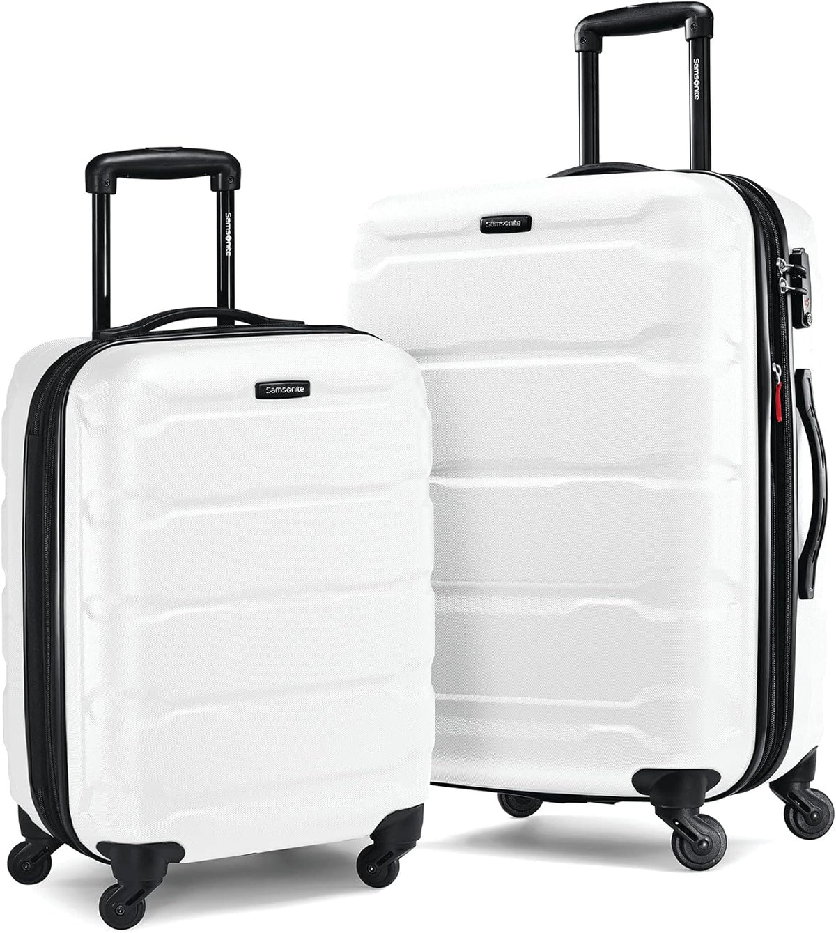 Omni PC Hardside Expandable Luggage with Spinner Wheels, Black, Carry-On 20-Inch